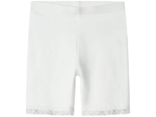 Name It cykelshorts hvid med blonde